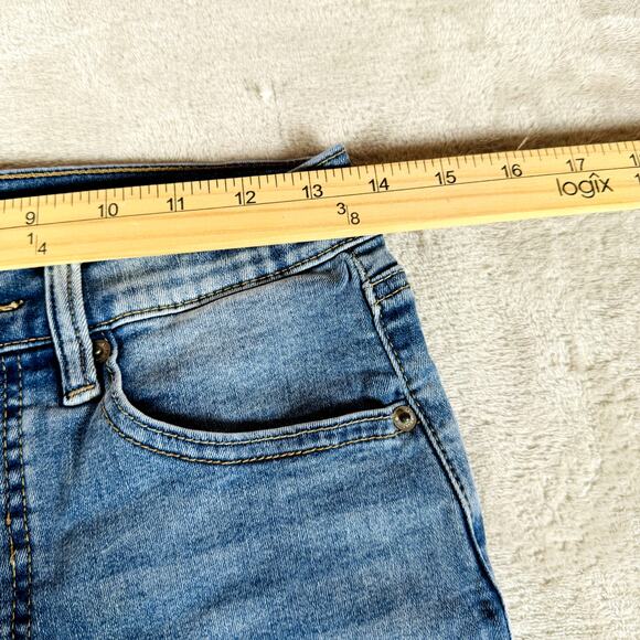 Lucky Brand Jeans Womens 4 Medium‎ Wash Blue Denim Mid Rise Super Skinny Ava - Picture 8 of 10